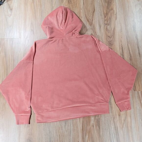 🔹️American Eagle Dusty Rose Long Sleeve Zippered Hoodie Small - Picture 5 of 11